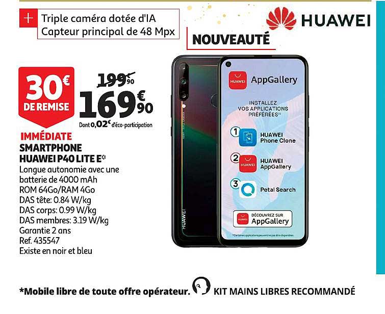 smartphone huawei p40 lite e