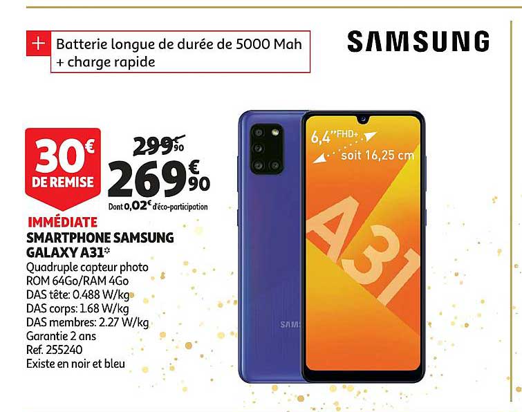 Smartphone Samsung Galaxy A31