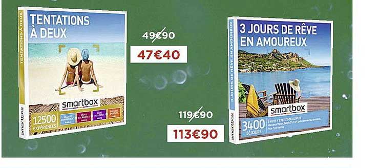 tentations à deux, 3 jours de rêve en amoureux smartbox