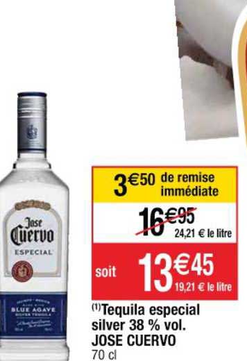 tequila especial silver 38% vol. josé cuervo