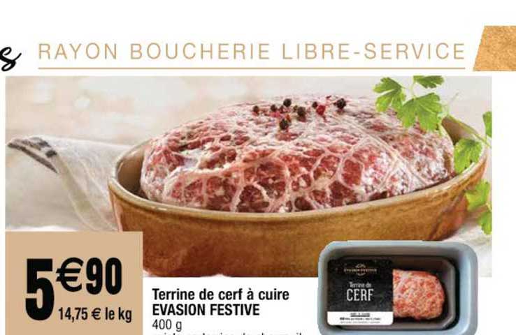 terrine de cerf à cuire evasion festive