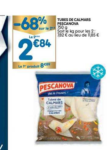 Tubes De Calmars Prescanova