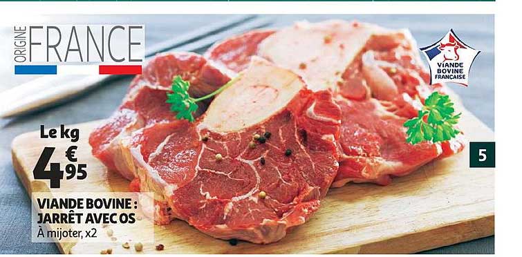Viande Bovine Jarrêt Avec Os