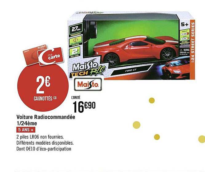 Voiture Radiocommandée 1-24ème Maisto