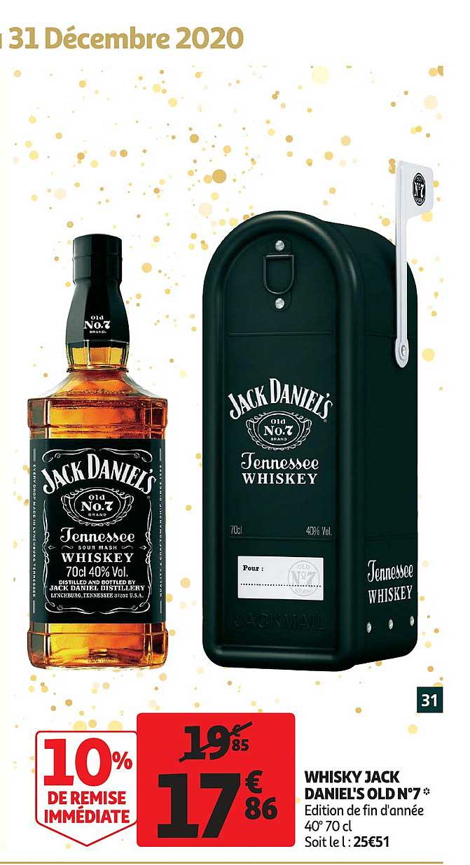 whisky jack daniel's old n°7