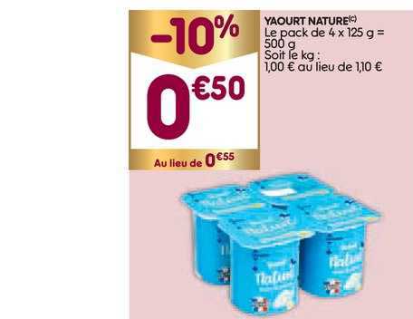 Yaourt Nature