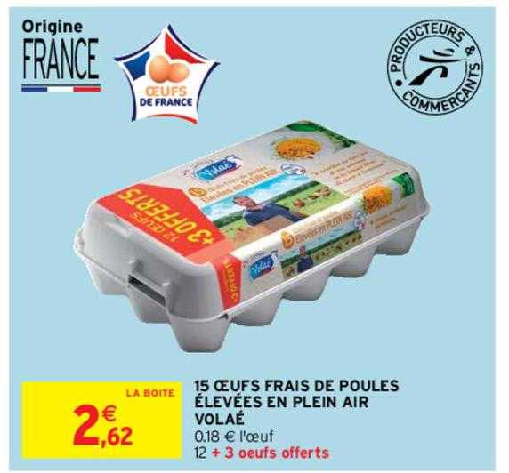 15 Oeufs Frais De Poules élevées En Plein Air Volaé