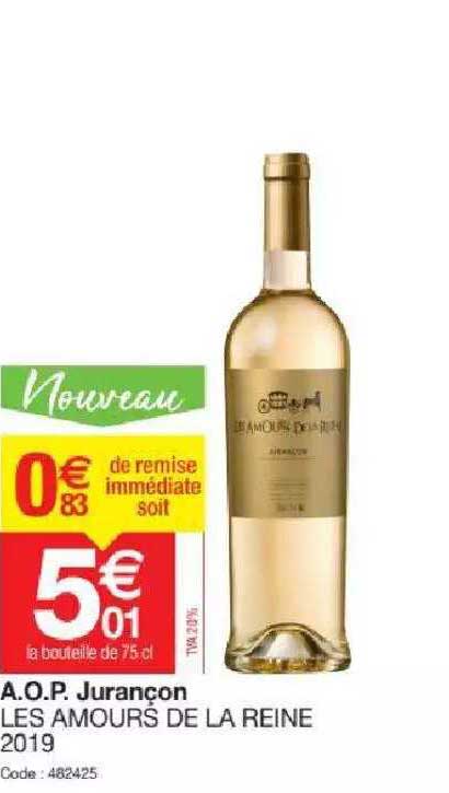 a.o.p. jurançon les amours de la reine 2019