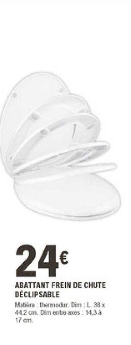 abattant frein de chute déclipsable