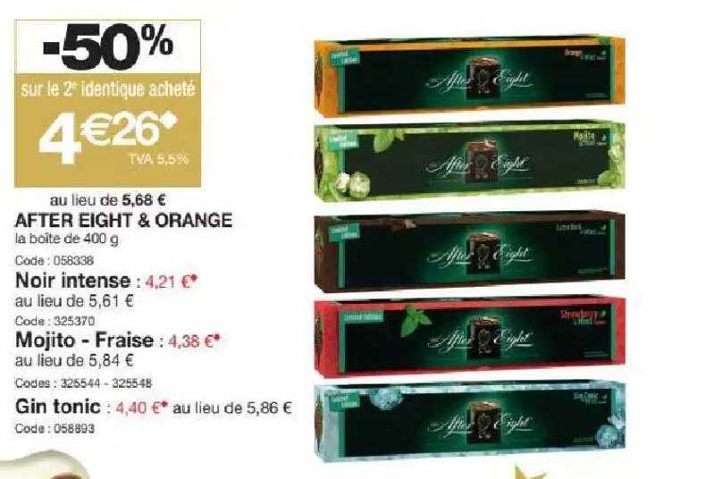 after eight & orange