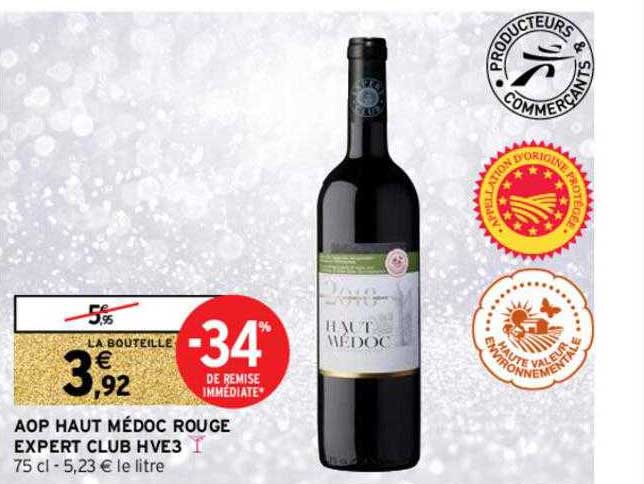 Aop Haut Médoc Rouge Expert Club Hve3