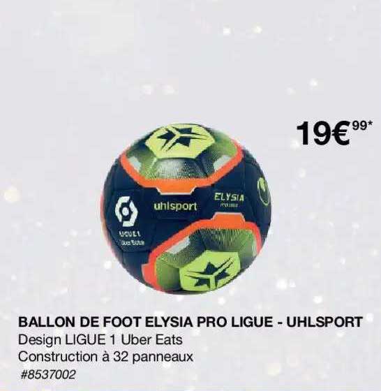 ballon de foot elysia pro lighe - uhlsport