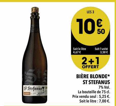 Bière Blonde St Stefanus