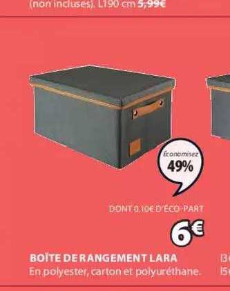 boîte de rangement lara