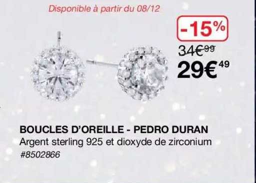 boucles d'oreille pedro duran