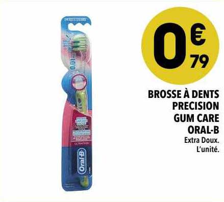 brosse à dents précision gum care oral-b