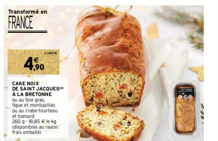 cake noix de saint jacques à la bretonne