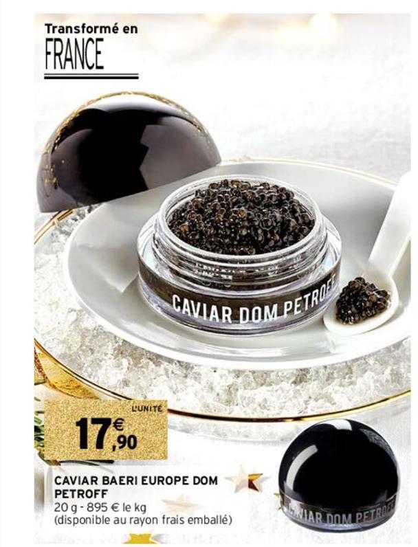 caviar baeri europe dom petroff