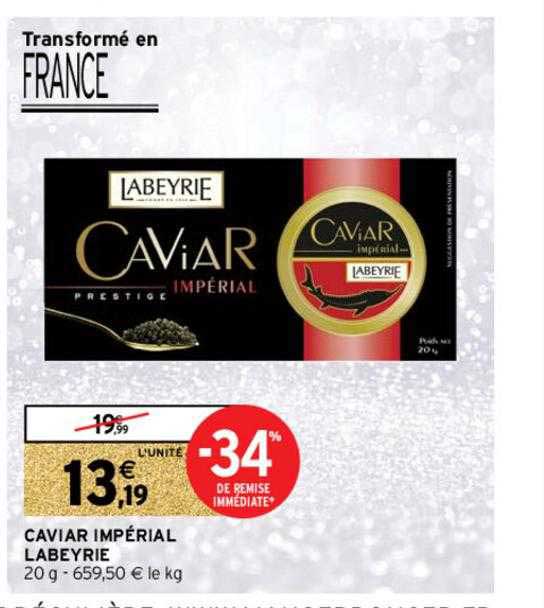 caviar impérial labeyrie