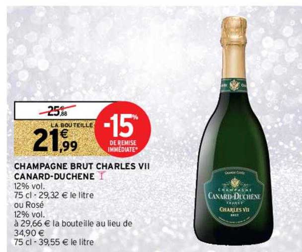 champagne brut charles VII canard-duchêne