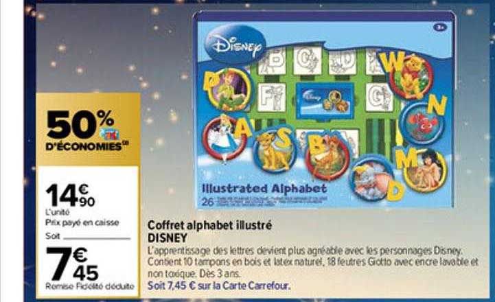 Coffret Alphabet Illustré Disney