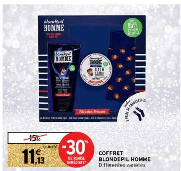 Coffret Blondepil Homme