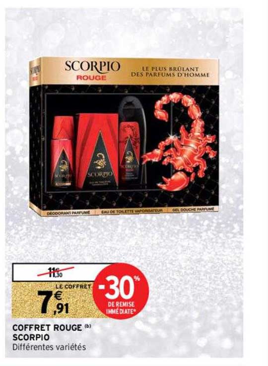 Coffret Rouge Scorpio