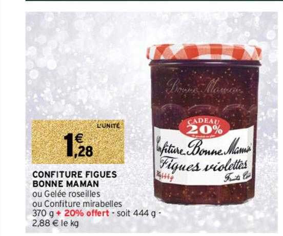 confiture figues bonne maman