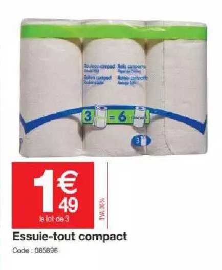 essuie-tout compact