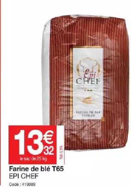farine de blé t65 epi chef
