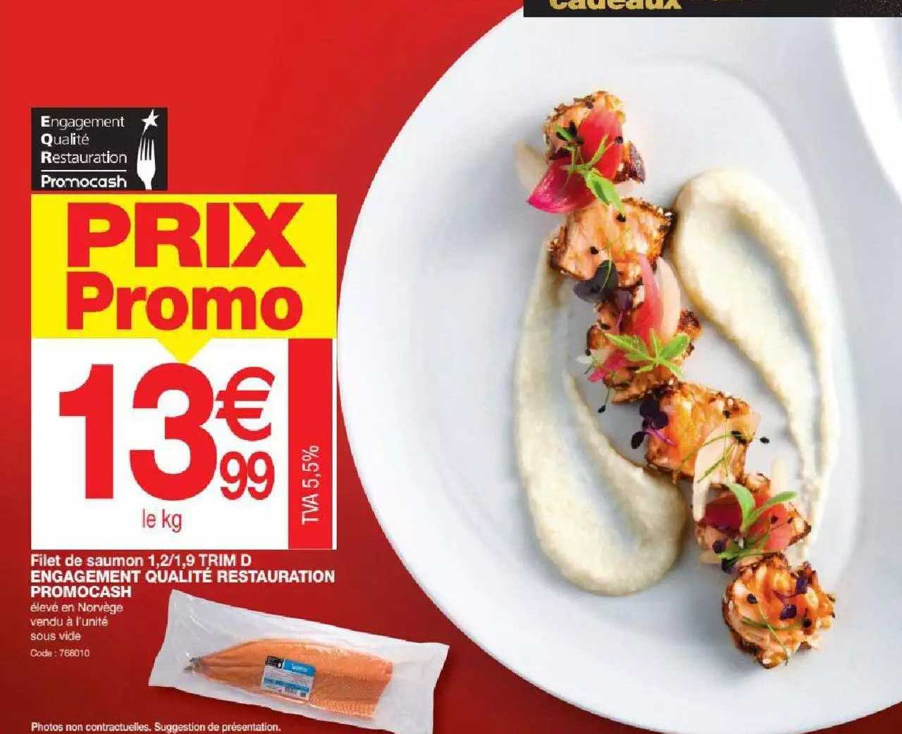 filet de saumon 1,2-1,9 trim d engagement qualité restauration promocash