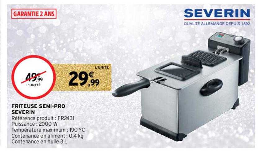 Friteuse Semi-pro Severin