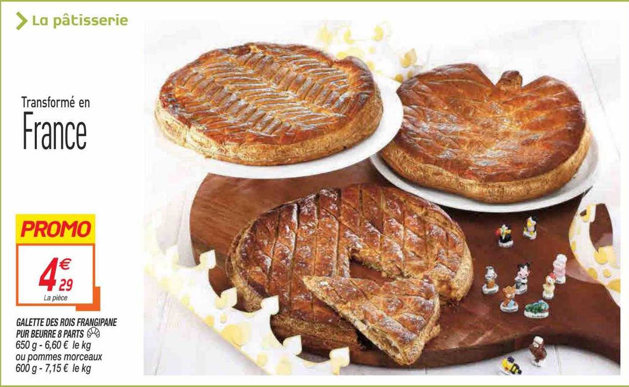 galette des rois frangipane pur beurre 8 parts