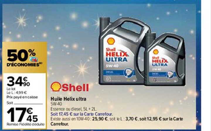 huile helix ultra shell