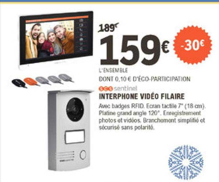 interphone vidéo filaire