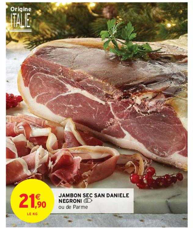 jambon sec san daniele negroni