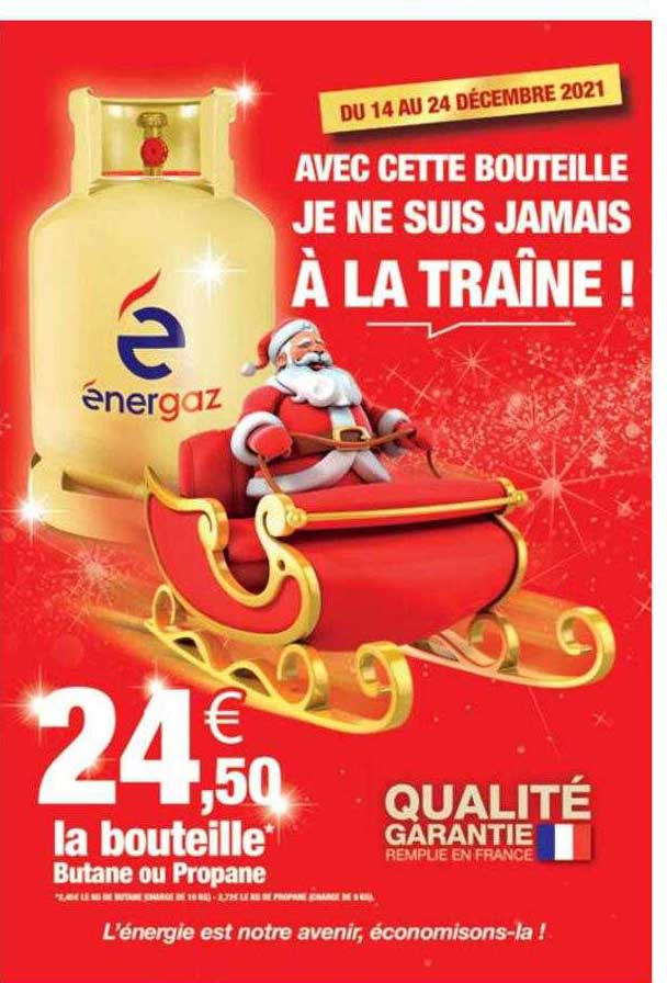 la bouteille butane ou propane énergaz