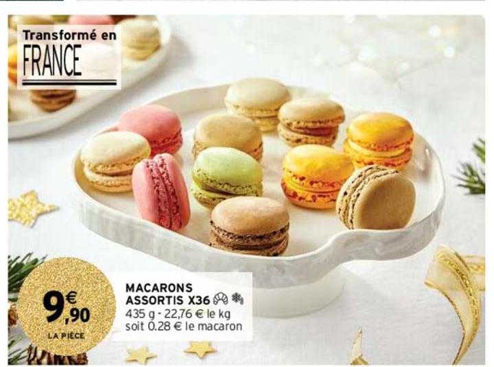 Macarons Assortis X36