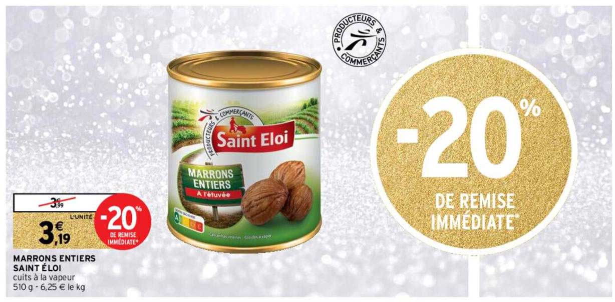 marrons entiers saint éloi