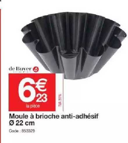 moule à brioche anti-adhésif ø22 cm