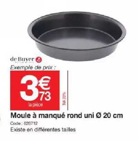 moule à manqué rond uni ø 20 cm