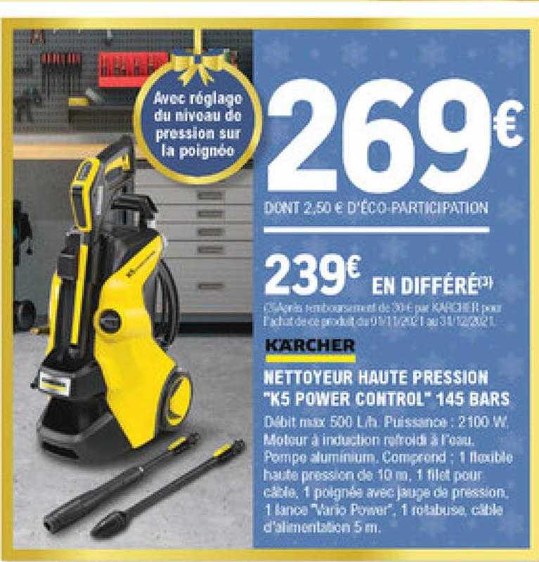 nettoyeur haute pression "k5 power control" 145 bars kärcher