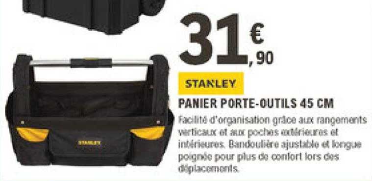 panier porte-outils 45 cm stanley