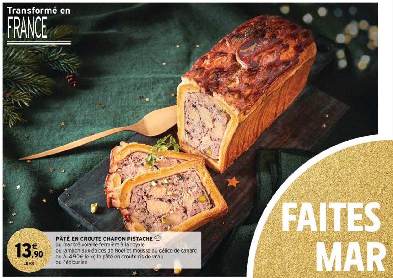 pâté en croute chapon pistache