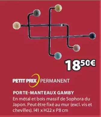 porte-manteaux gamby