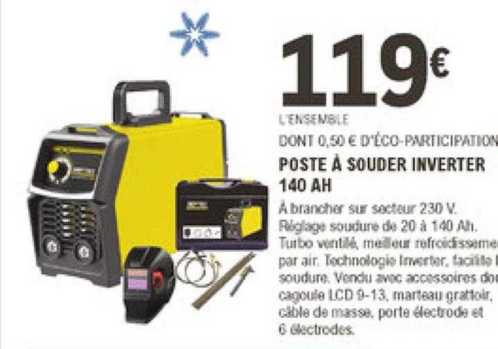 poste à souder inverter 140 ah