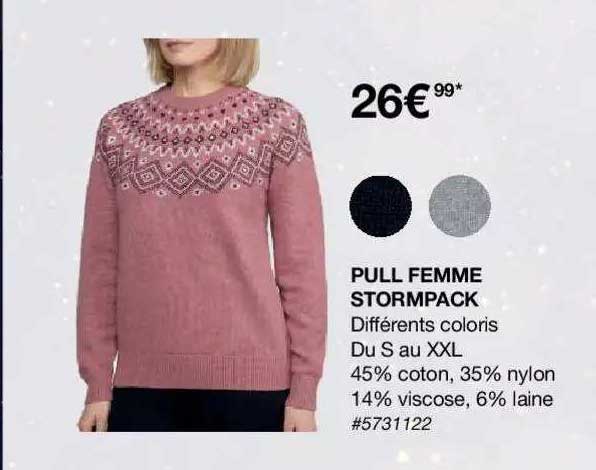 Pull Femme Stormpack