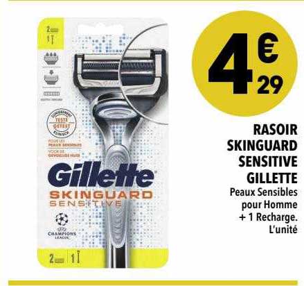 Rasoir Skinguard Sensitive Gillette