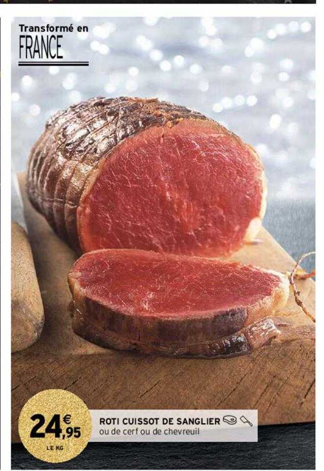 rôti cuissot de sanglier