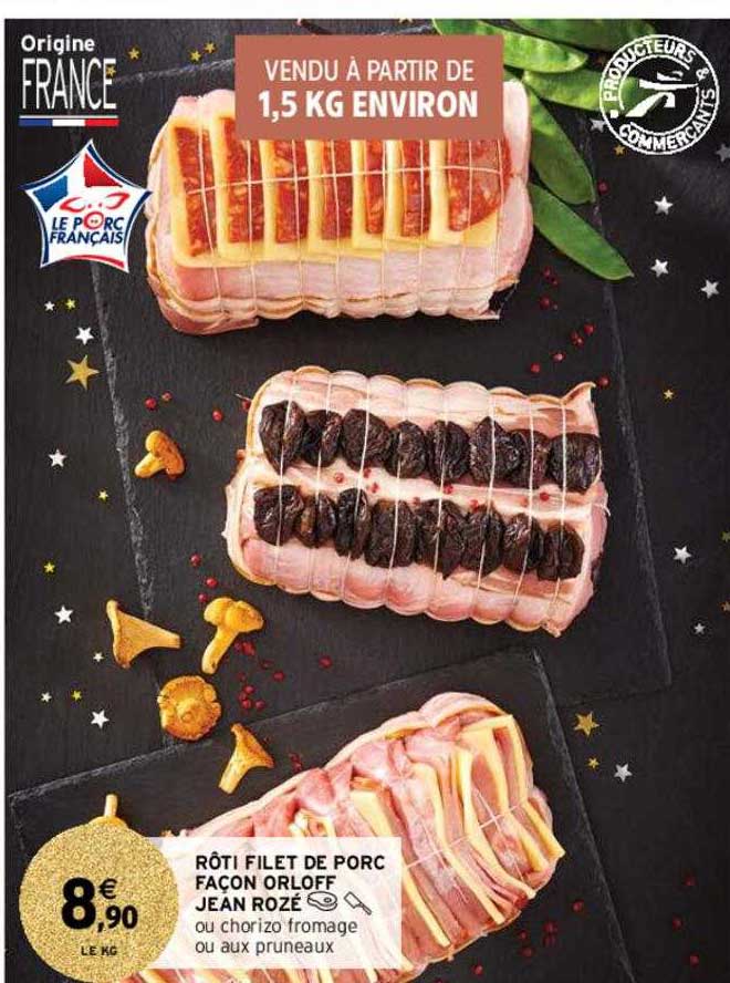 rôti filet de porc façon orloff jean rozé